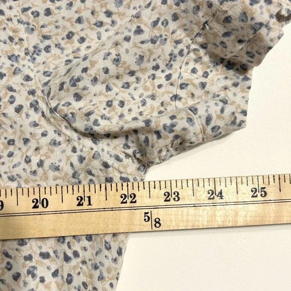 Rails Mens Carson‎ Spring Blossom Linen Blend Short Sleeve Button Up Large - Picture 7 of 7